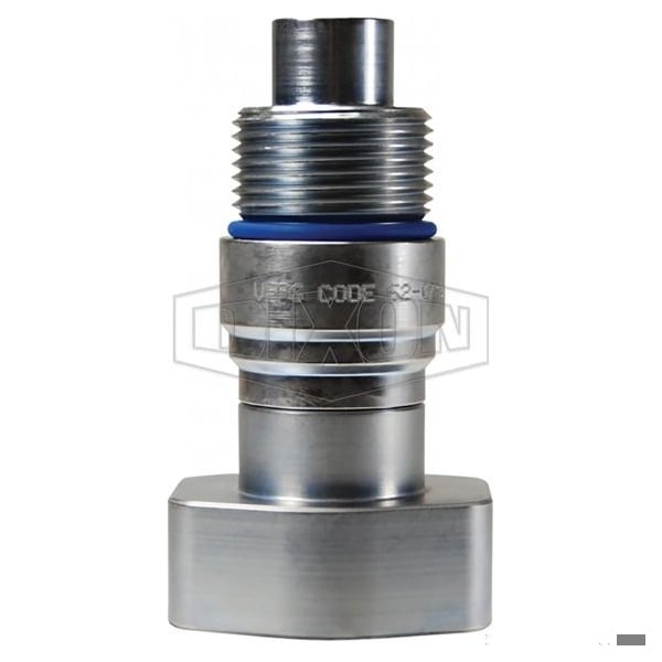 Dixon Quick Disconnect Hydraulic Flange Pad Plug, 1-1/2 in Nominal, Steel VEP12FP12 - main